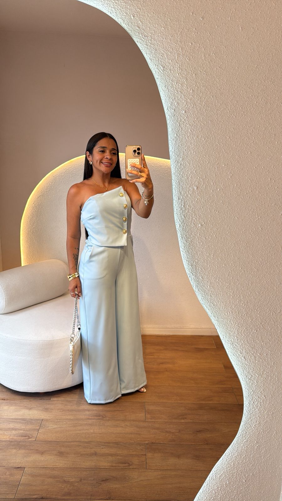 Foto Loja Morena Mel slider Verão conjunto elegante azul marinho