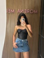 corset tam unico / com bojo